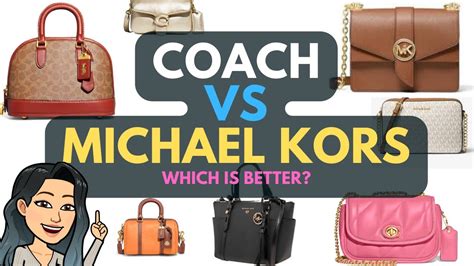 coach vs Kors crossbody bag